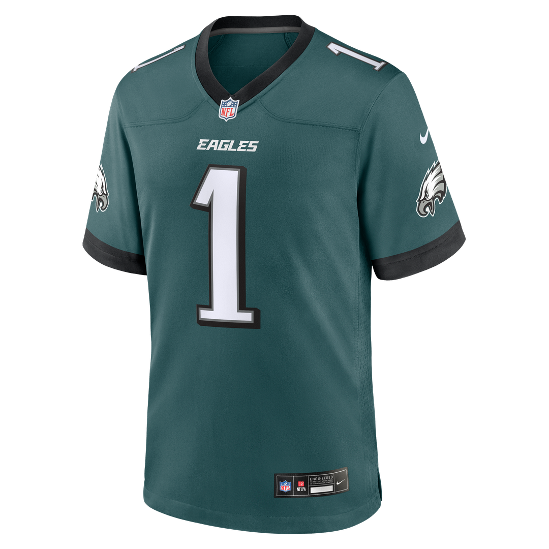 Men's Philadelphia Eagles Jalen Hurts Midnight Green Team