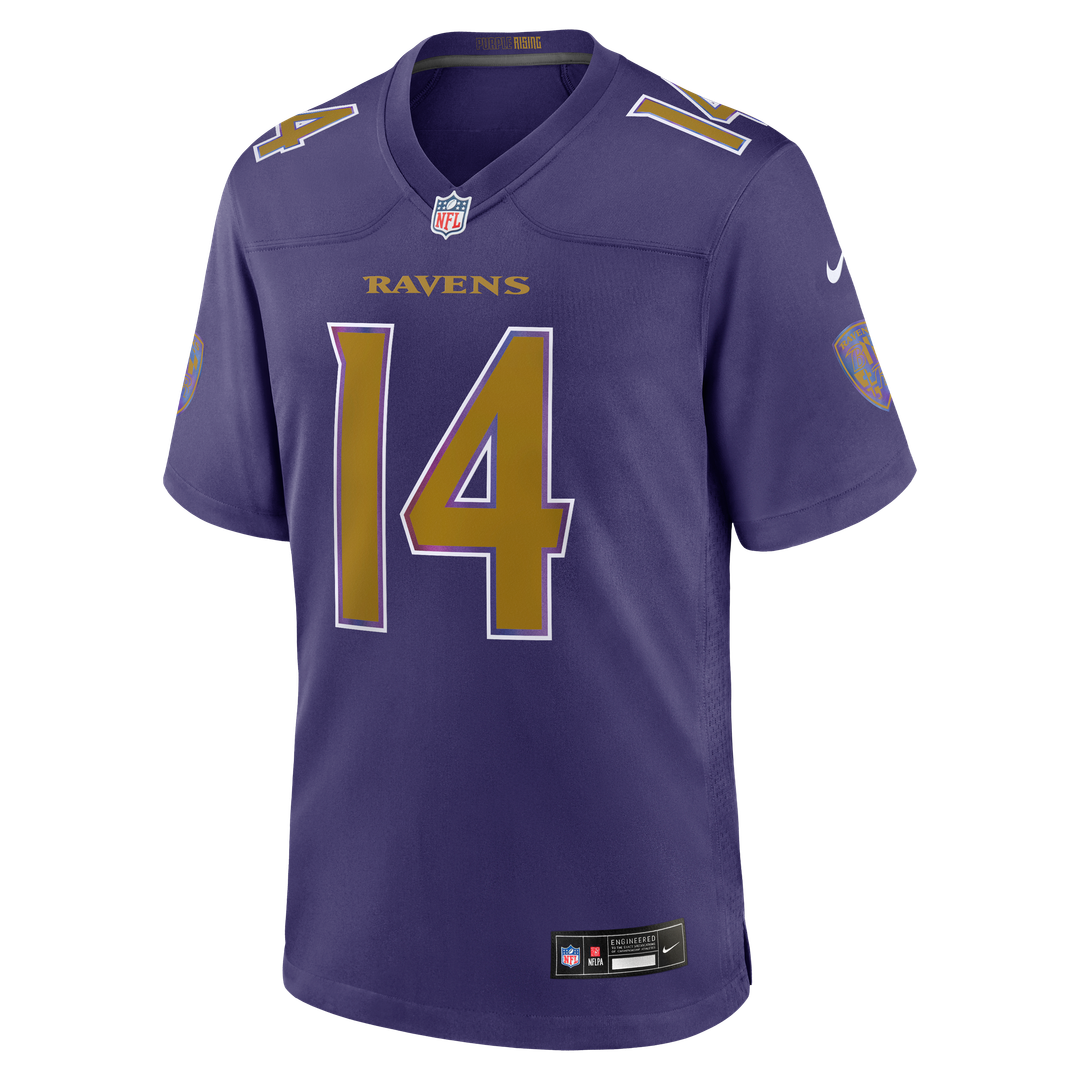 Men's Baltimore Ravens Kyle Hamilton Purple Alternate