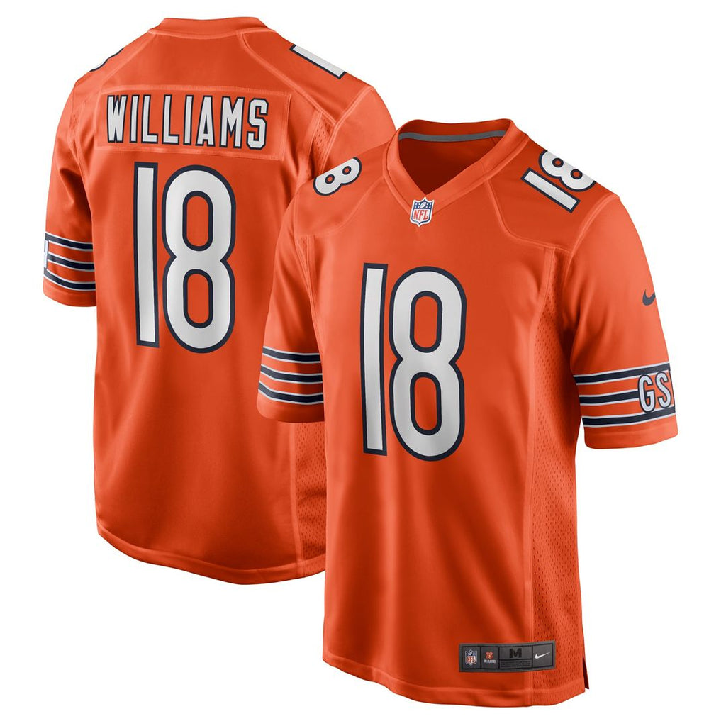 Men's Chicago Bears Caleb Williams White First Round Pick Player