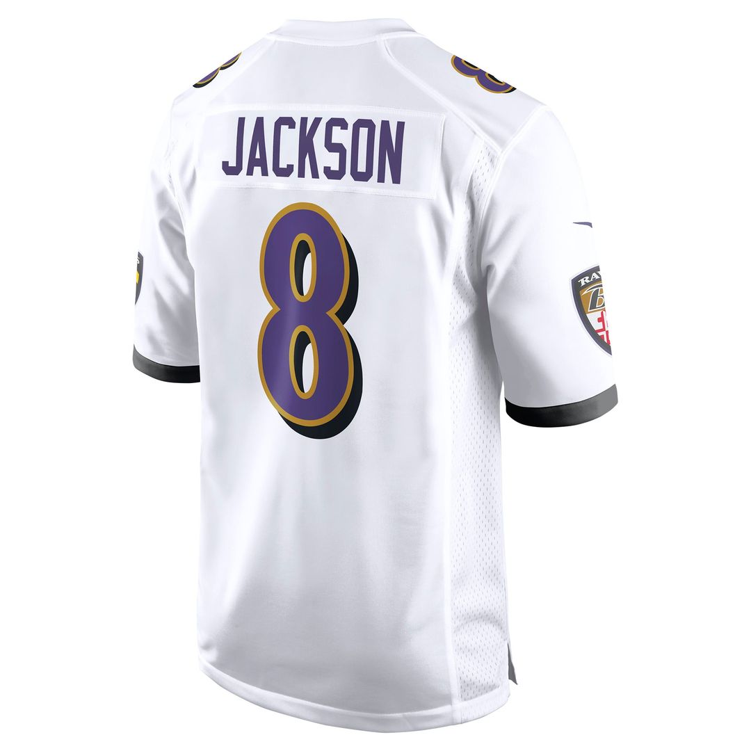 Men's Baltimore Ravens Lamar Jackson Black Alternate