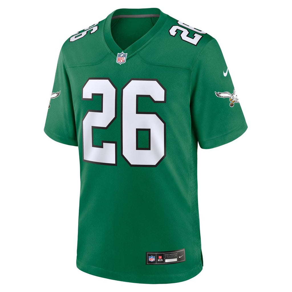 Men's Philadelphia Eagles Saquon Barkley Black Alternate