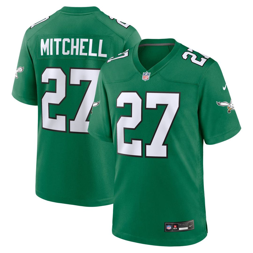 Men's Philadelphia Eagles Quinyon Mitchell Black Alternate