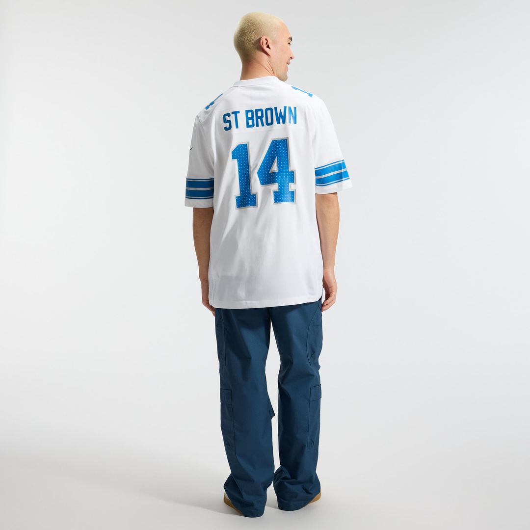 Men's Detroit Lions Amon-Ra St. Brown Blue