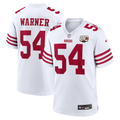 Men's San Francisco 49ers Fred Warner White 80th Anniversary