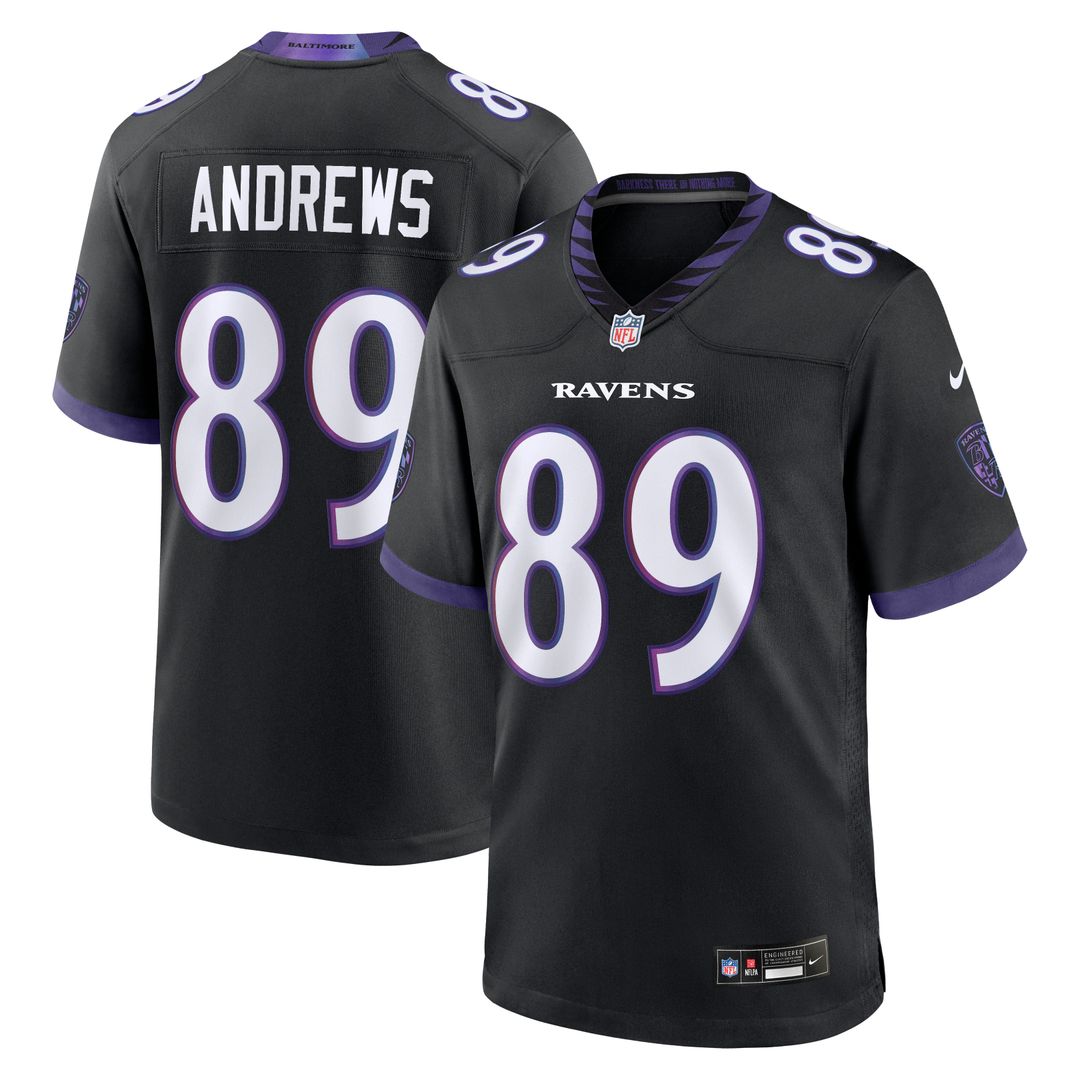 Men's Baltimore Ravens Mark Andrews Purple Team