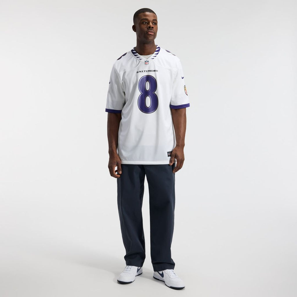 Men's Baltimore Ravens Lamar Jackson White