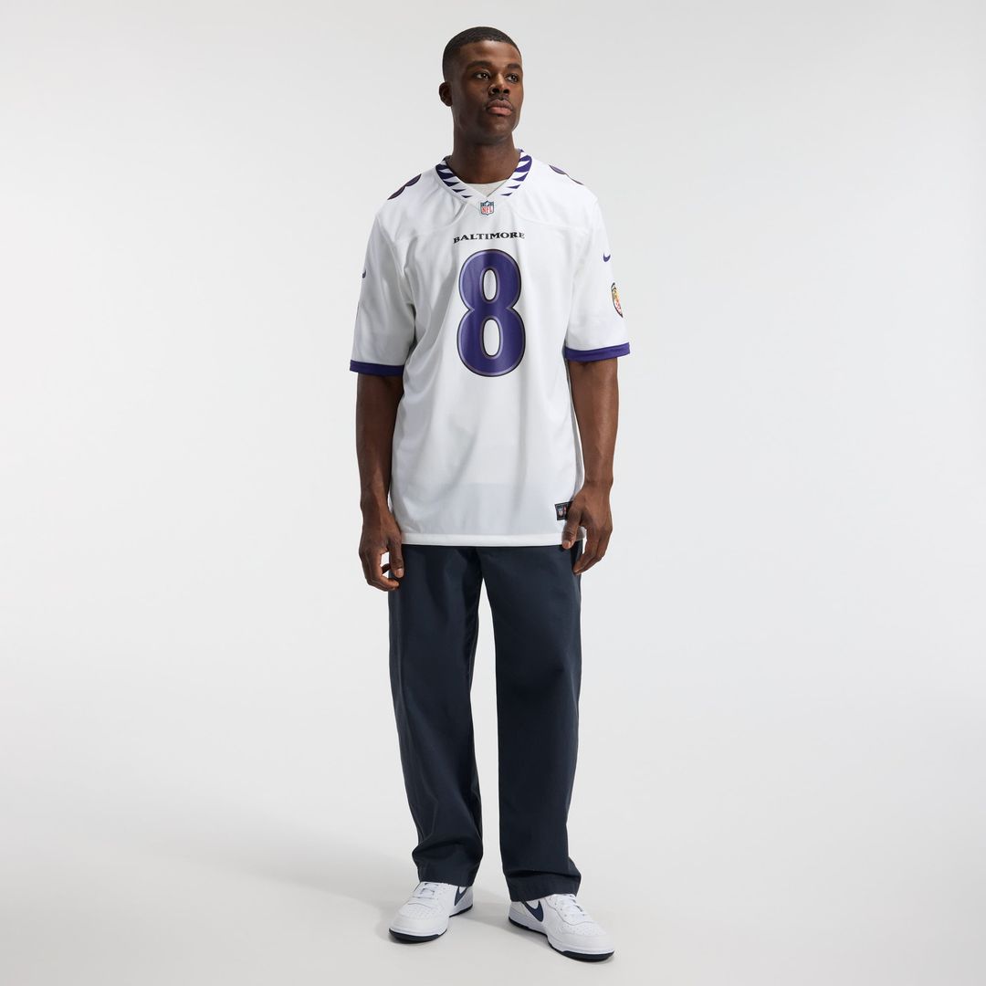 Men's Baltimore Ravens Lamar Jackson Purple Alternate