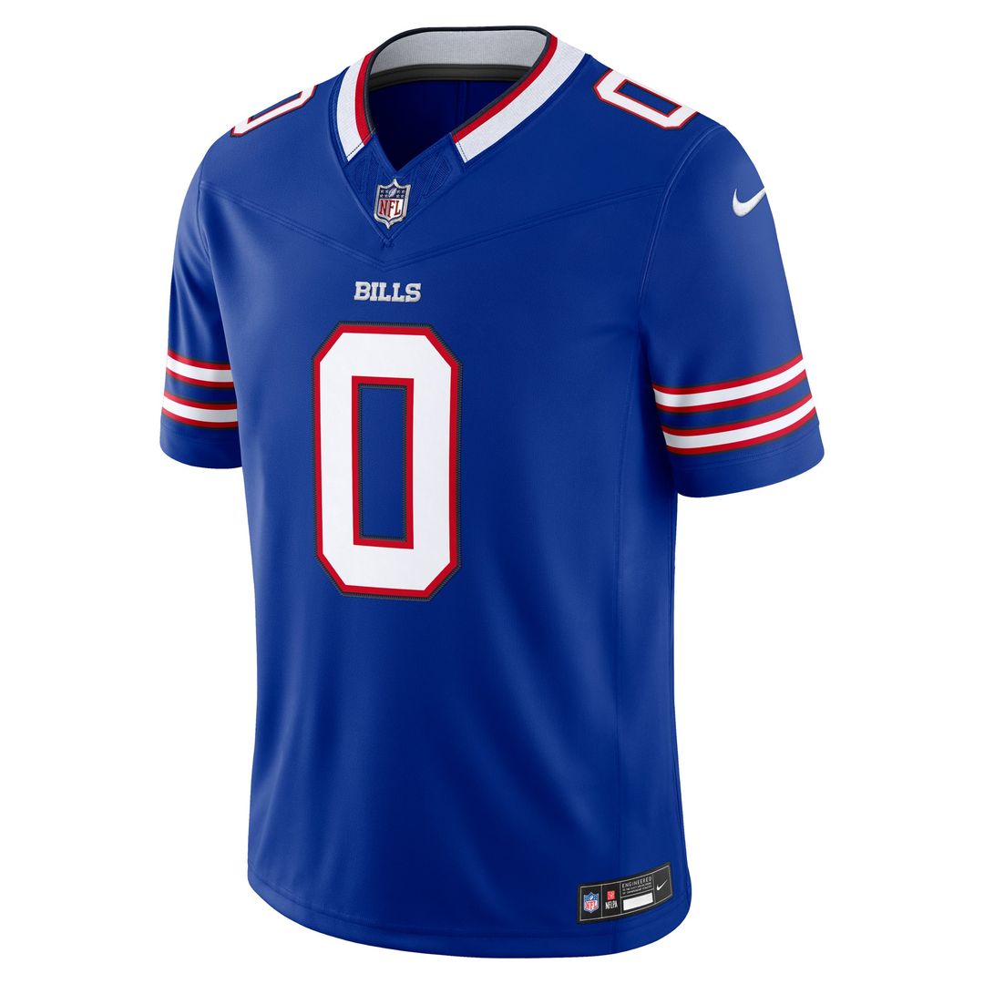 Men's Buffalo Bills Keon Coleman Royal Team Vapor F.U.S.E. Stitched