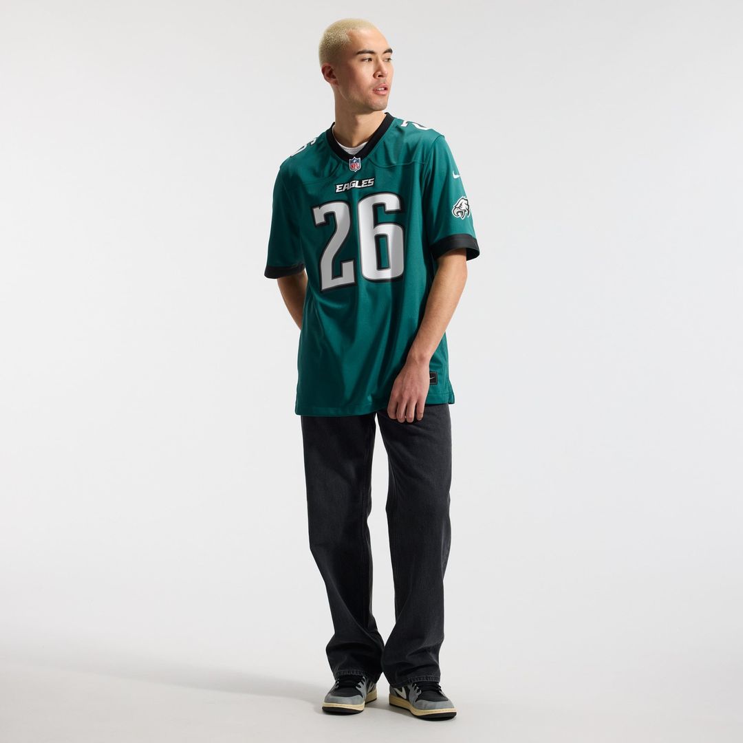 Men's Philadelphia Eagles Saquon Barkley Kelly Green Alternate