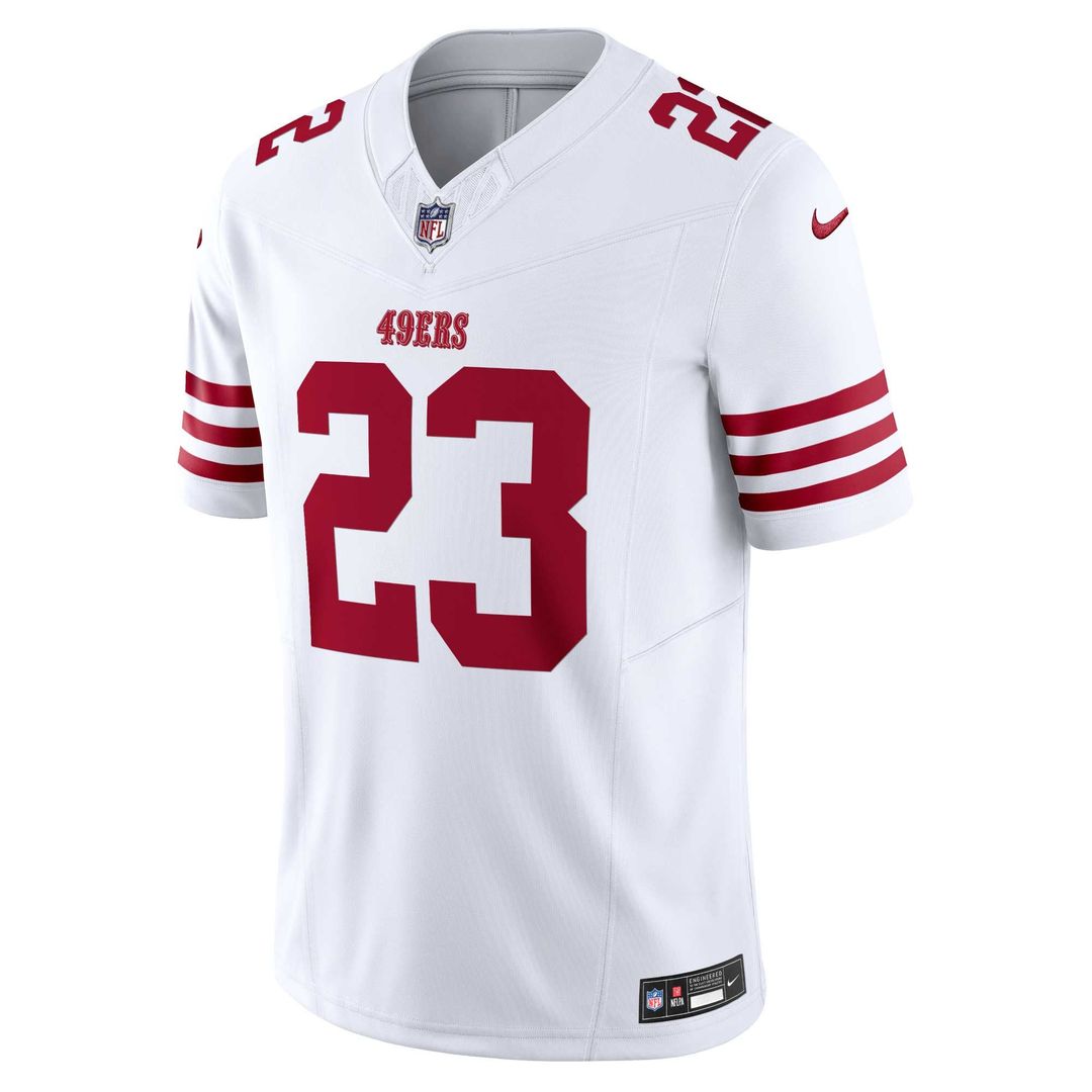 Men's San Francisco 49ers Christian McCaffrey Scarlet Vapor F.U.S.E.