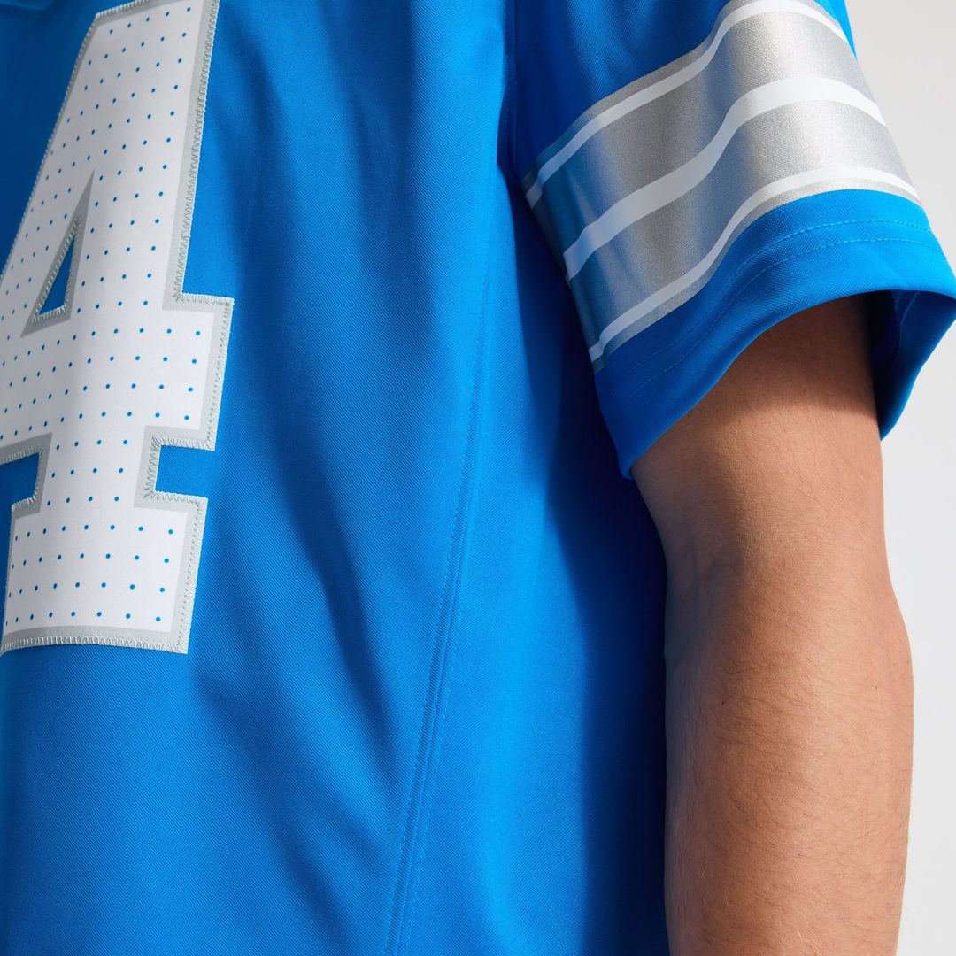 Men's Detroit Lions Amon-Ra St. Brown White Vapor F.U.S.E. Stitched