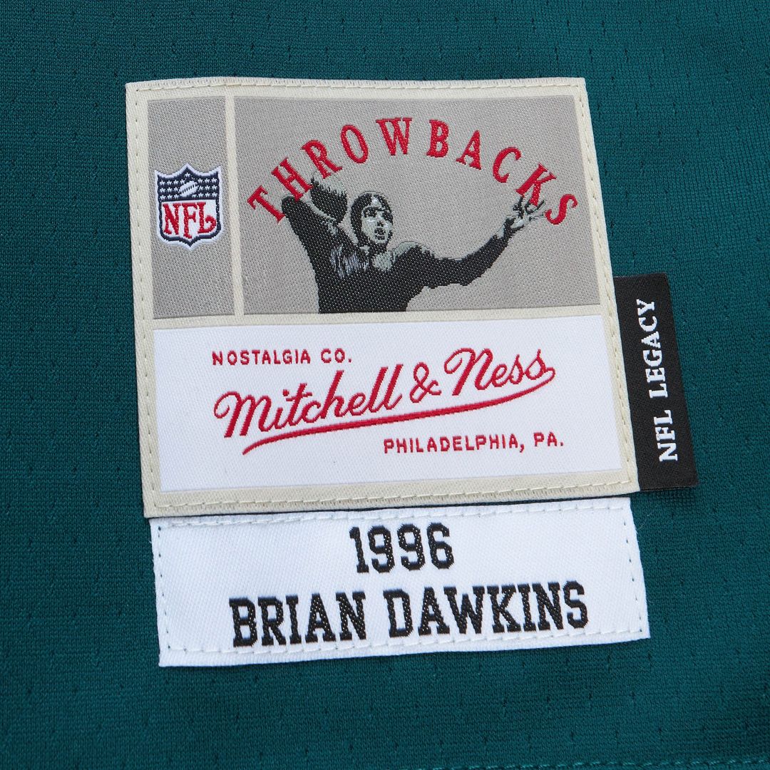 Men's Philadelphia Eagles Brian Dawkins Black Legacy Replica Jersey