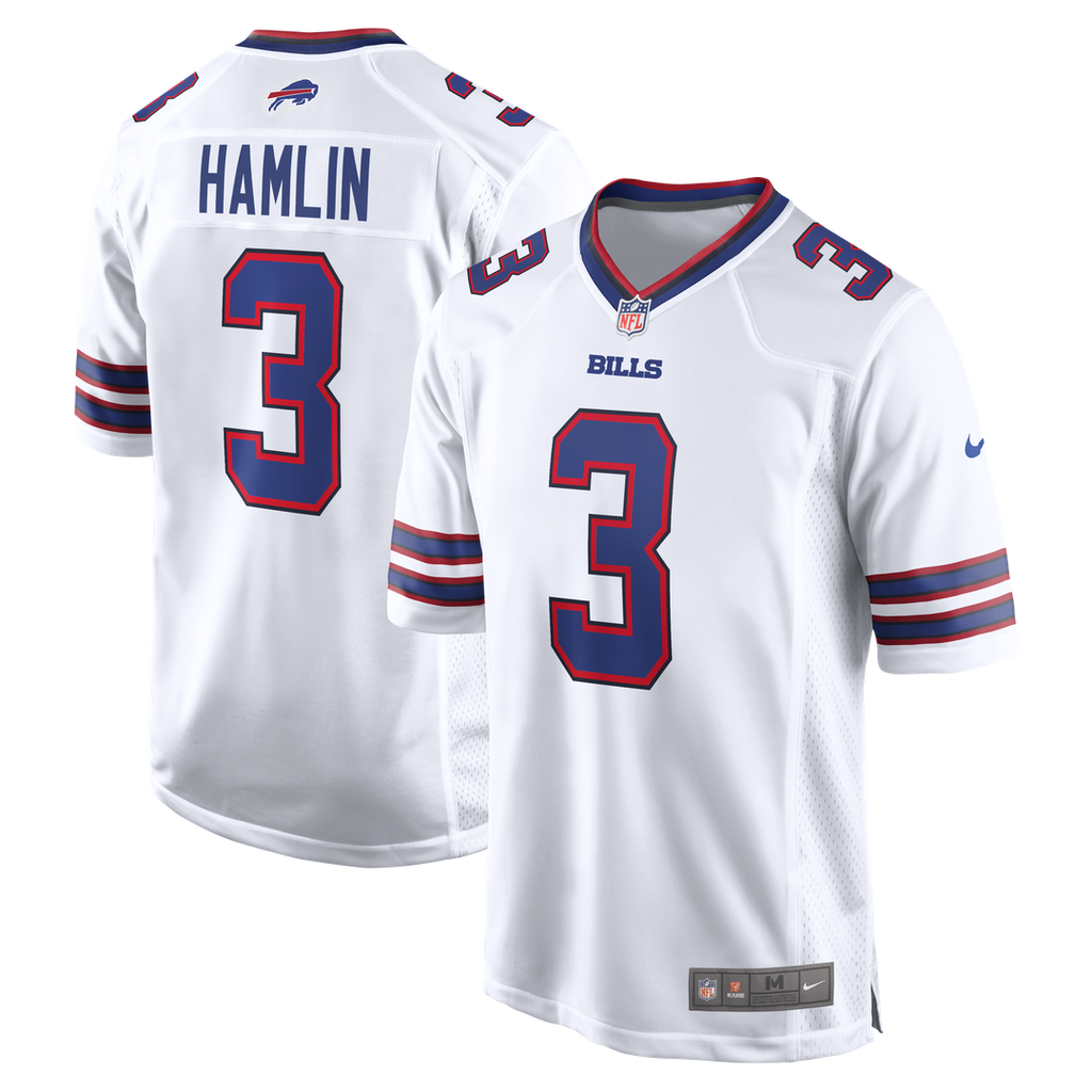 Men's Buffalo Bills Damar Hamlin White