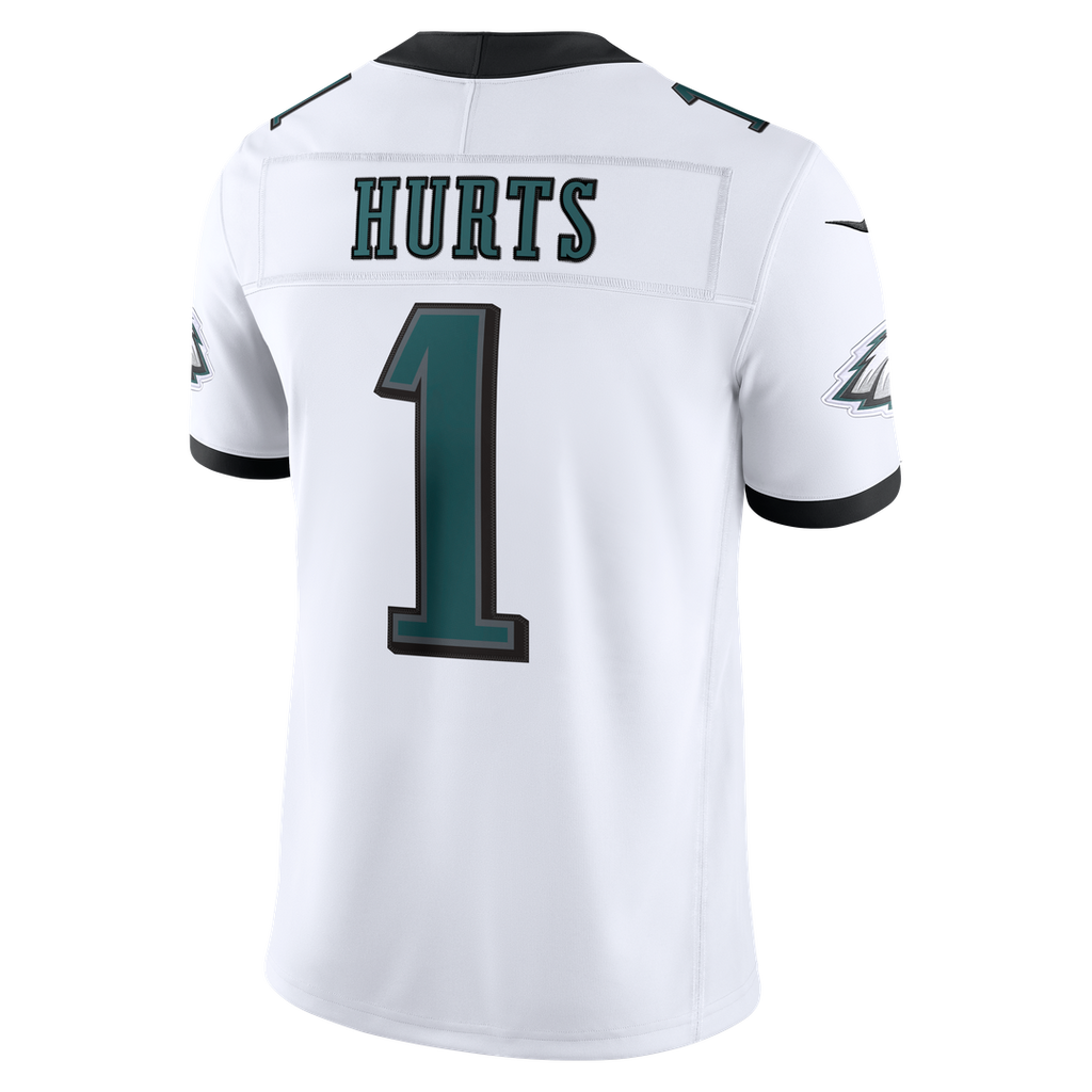 Men's Philadelphia Eagles Jalen Hurts White Vapor F.U.S.E. Stitched