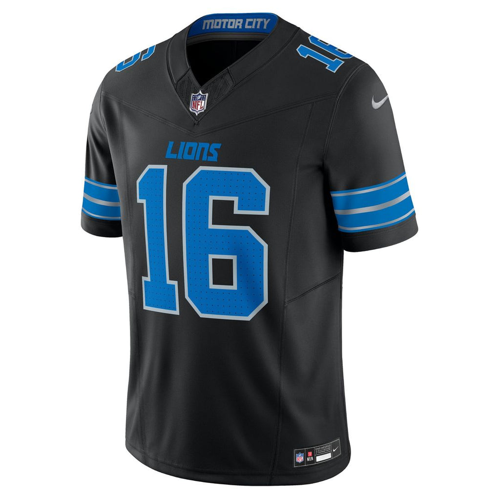 Men's Detroit Lions Jared Goff Blue Vapor F.U.S.E.