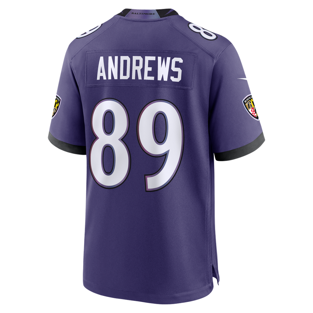 Men's Baltimore Ravens Mark Andrews Black Alternate