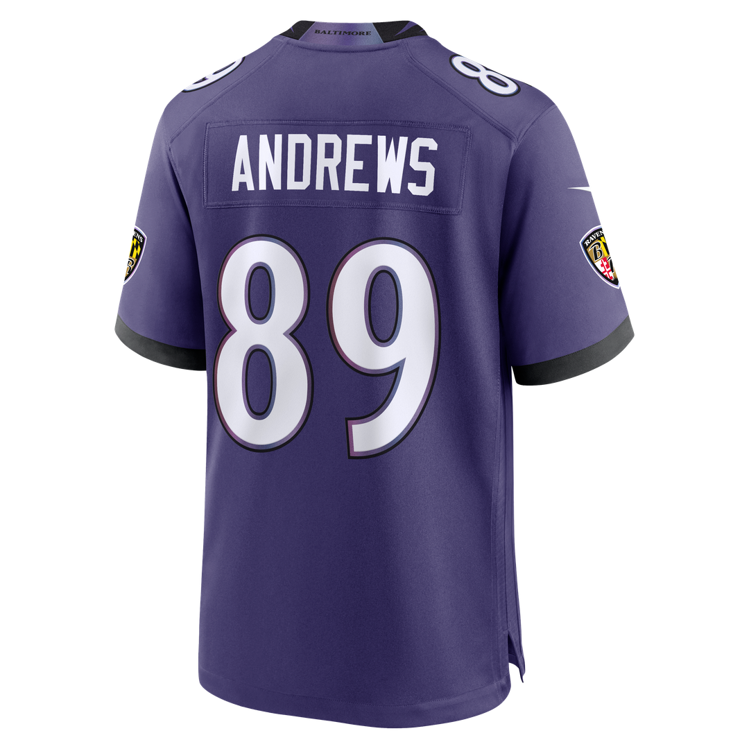 Men's Baltimore Ravens Mark Andrews Black Alternate