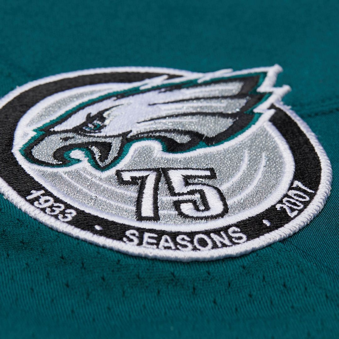 Men's Philadelphia Eagles 1996 Brian Dawkins White Authentic Throwback Retired Player Jersey