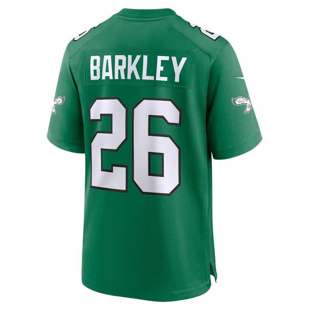 Men's Philadelphia Eagles Saquon Barkley Kelly Green Alternate