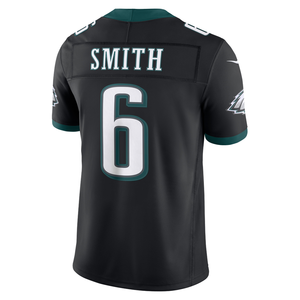 Men's Philadelphia Eagles DeVonta Smith Kelly Green Alternate Vapor F.U.S.E. Stitched