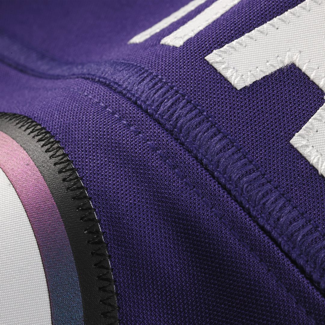 Men's Baltimore Ravens Lamar Jackson White Vapor F.U.S.E. Stitched