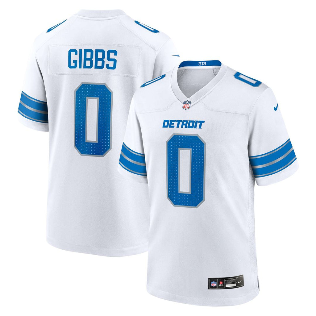 Men's Detroit Lions Jahmyr Gibbs Blue Game Player Jersey