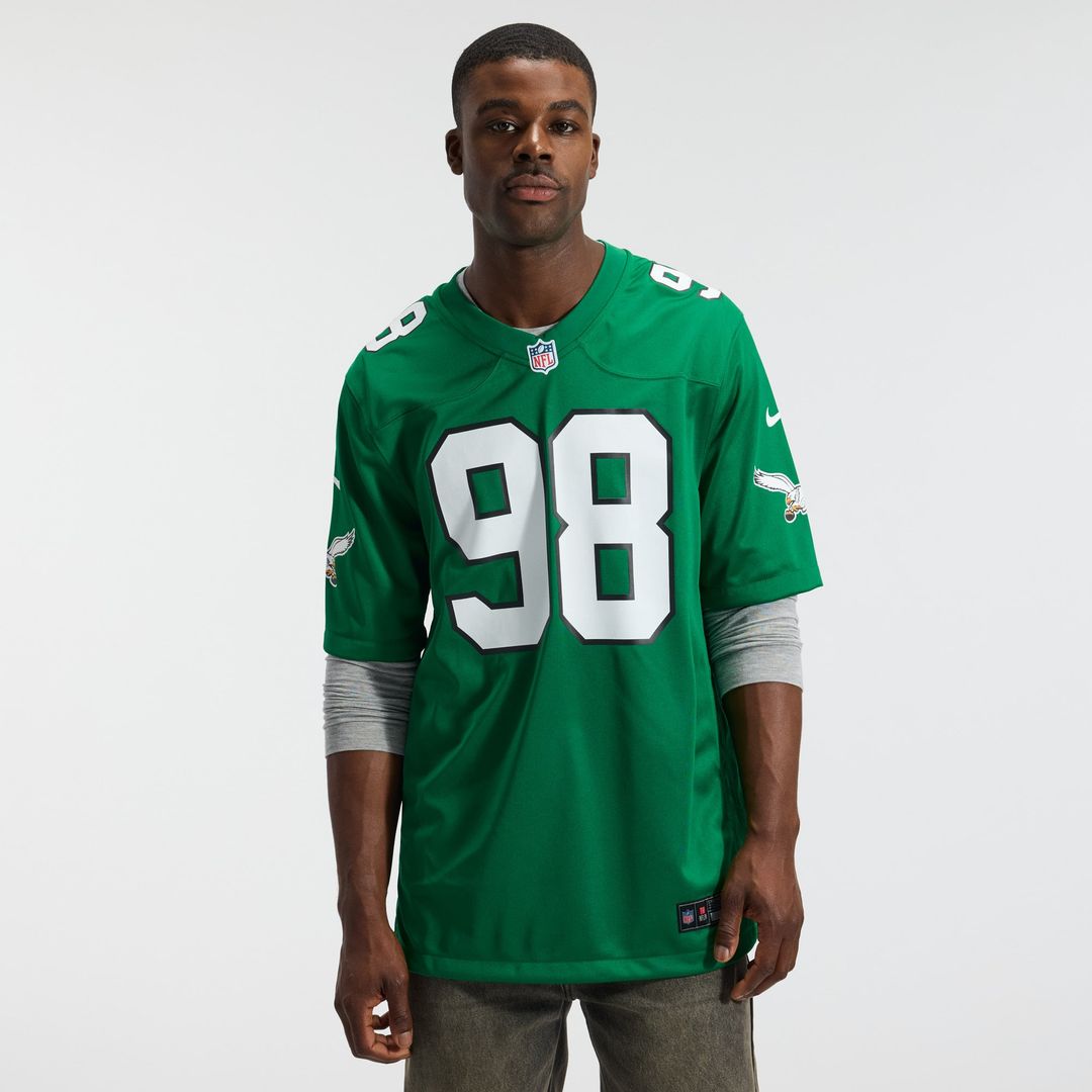Men's Philadelphia Eagles Jalen Carter Midnight Green Team