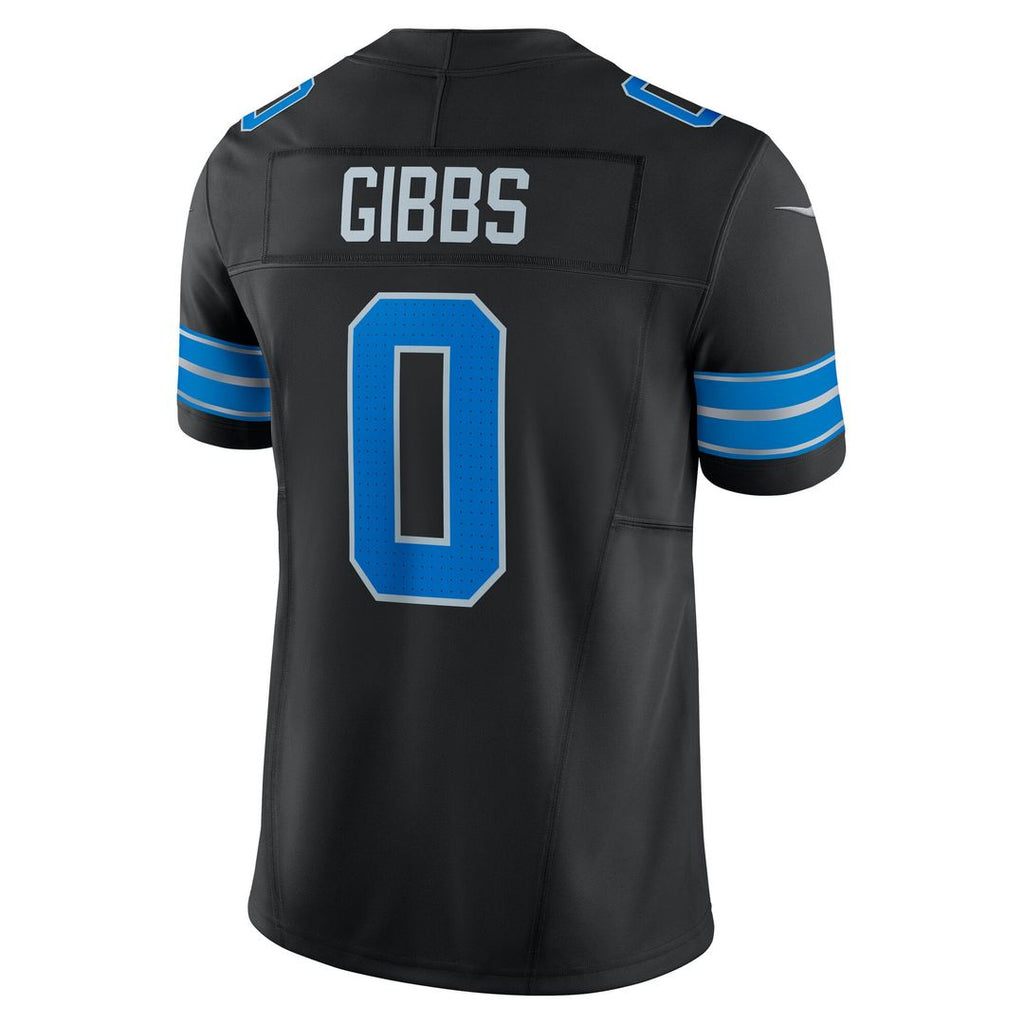 Men's Detroit Lions Jahmyr Gibbs Black 2nd Alternate Vapor F.U.S.E.