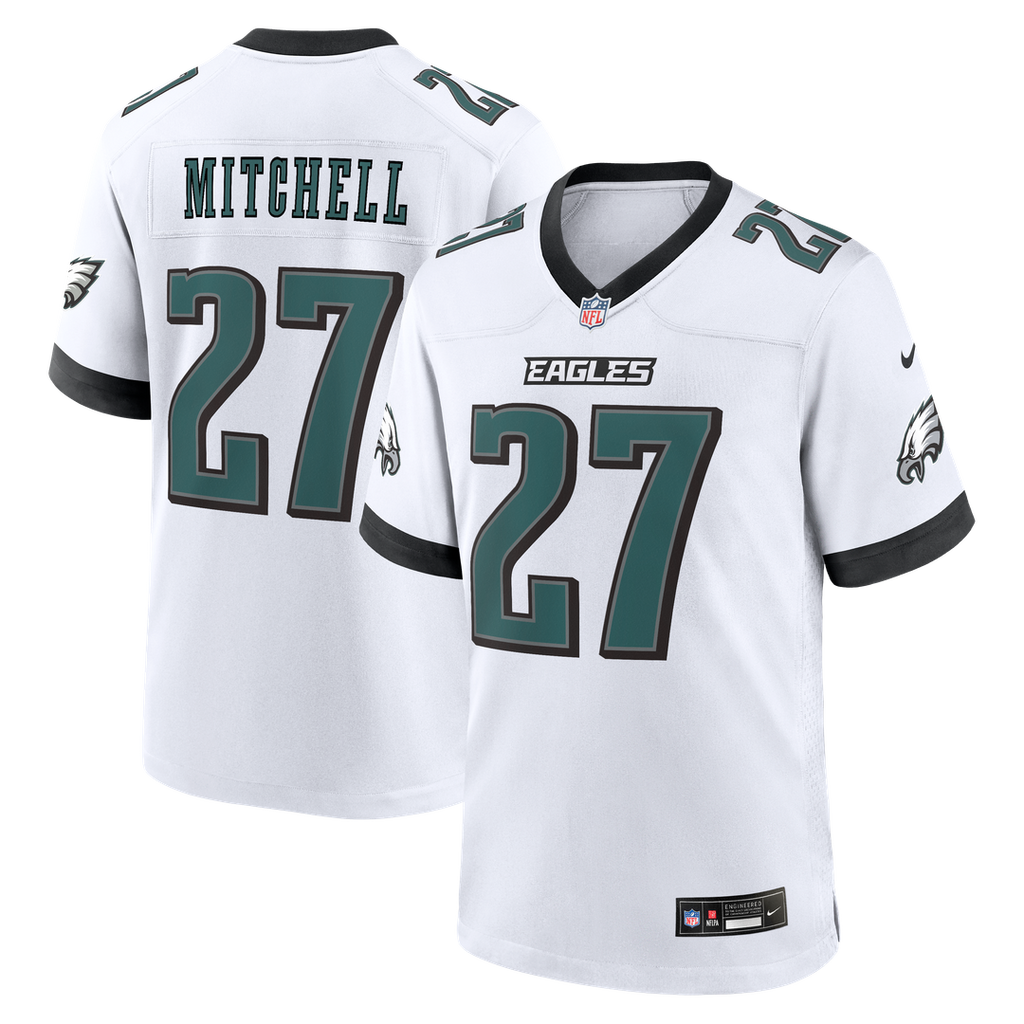 Men's Philadelphia Eagles Quinyon Mitchell Black Alternate