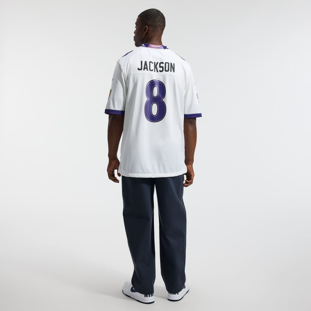 Men's Baltimore Ravens Lamar Jackson Black Alternate