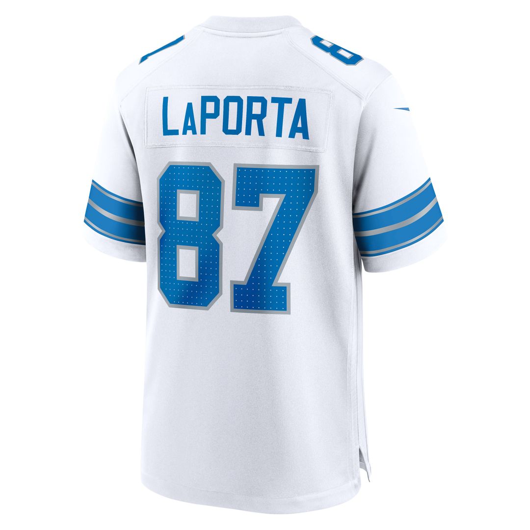 Men's Detroit Lions Sam LaPorta Black 2nd Alternate