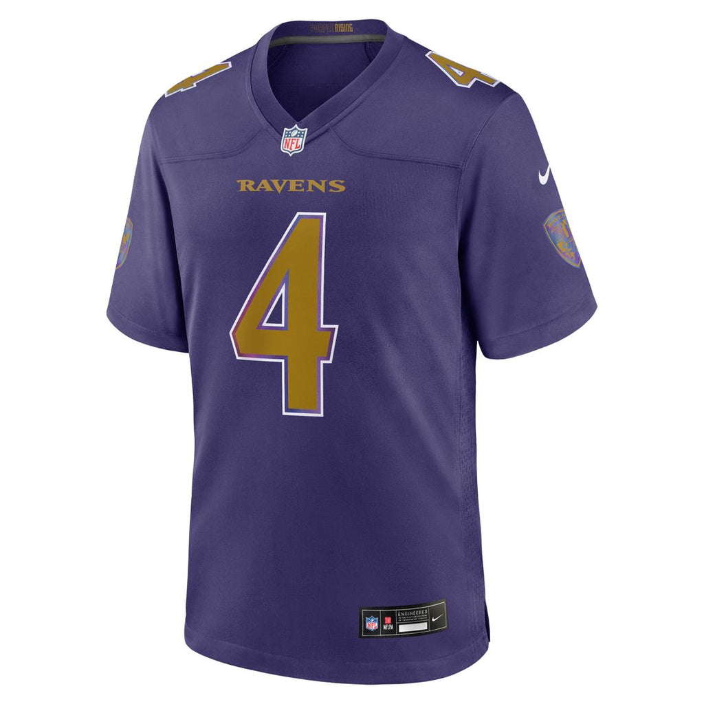 Men's Baltimore Ravens Zay Flowers Black Alternate