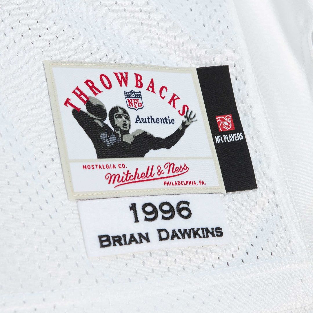 Men's Philadelphia Eagles Brian Dawkins Green 2007 Authentic Throwback Retired Player Jersey