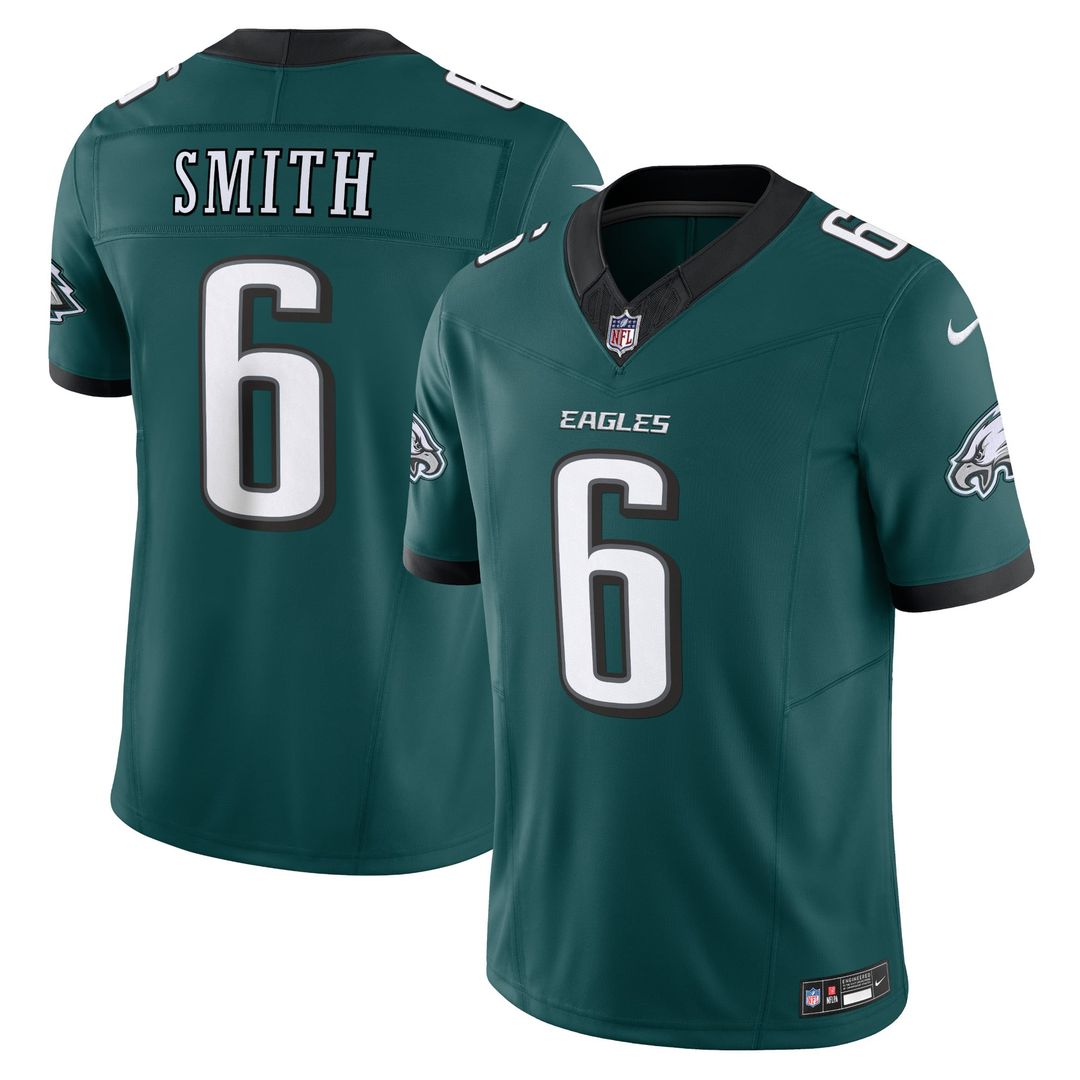 Men's Philadelphia Eagles DeVonta Smith Black Alternate Vapor F.U.S.E.